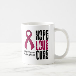 Multiple Myeloma Cancer Hope Love Cure Ribbon Koffiemok