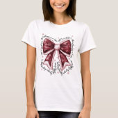 Multiple Myeloma Cure Christmas Bow Shirt (Voorkant)