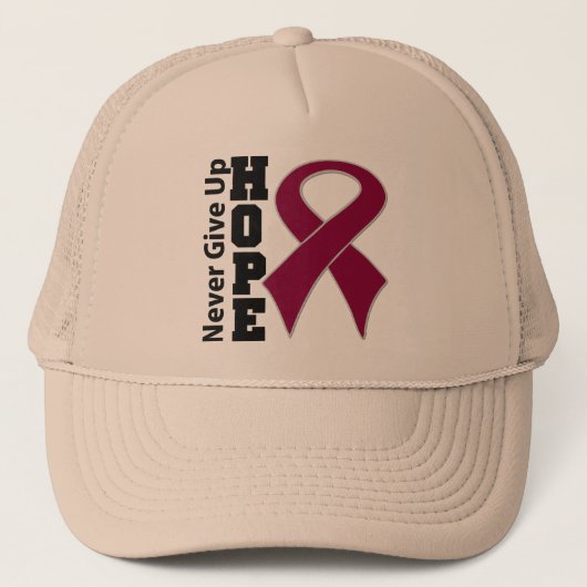 Multiple Myeloma Hope geeft nooit op Trucker Pet (Voorkant)