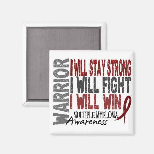 Multiple Myeloma Warrior Magneet (Voorkant / Achterkant)