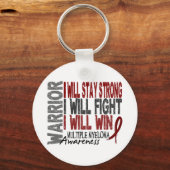 Multiple Myeloma Warrior Sleutelhanger (Voorkant)
