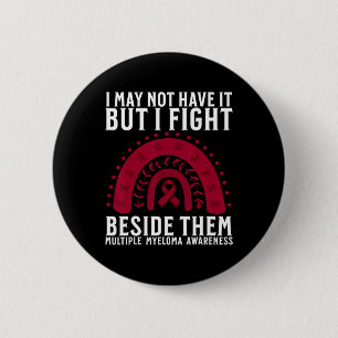 Multiple Myeloom Bewustzijn Ondersteuning Bloedkan Ronde Button 5,7 Cm