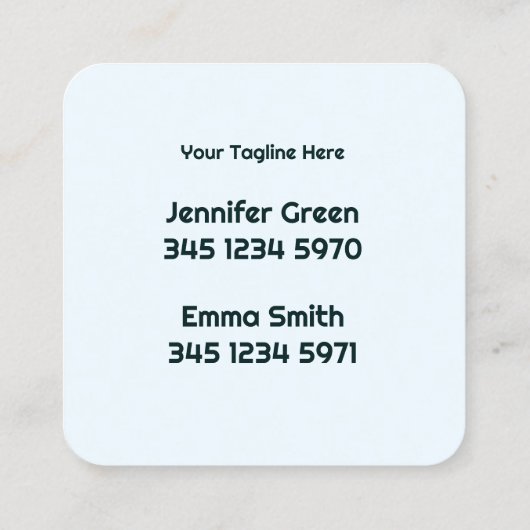 Multiple Name Cleaning Services-Visitekaartje Vierkante Visitekaartje