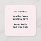 Multiple Name Cleaning Visitekaartje (Achterkant)