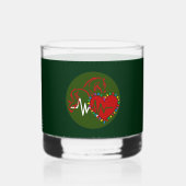 Multiple Options Christmas Logo Whisky Glas (Voorkant)