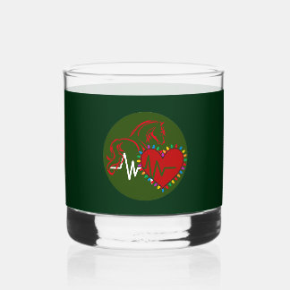 Multiple Options Christmas Logo Whisky Glas