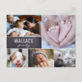 Multiple Photo Family Collage Reunion Briefkaart (Voorkant)