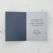 Multiple Photo Merry Christmas Blue Folded Feestdagen Kaart (Binnen)