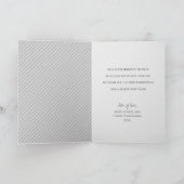 Multiple Photo Merry Christmas Grey Folded Feestdagen Kaart (Binnen)