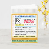 MULTIPLE SCLELROSIS RX Voorschrift voor de gezondh Kaart (Gele Bloem)