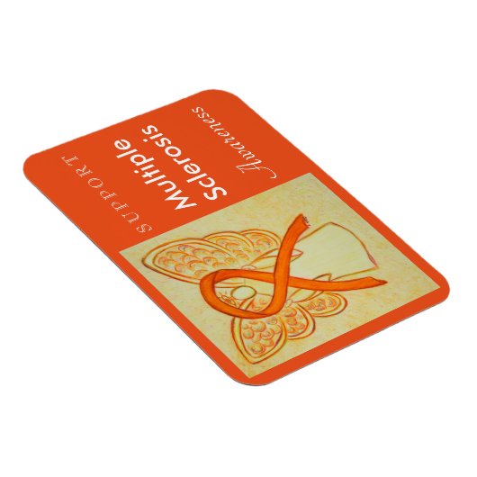 Multiple Sclerose Awareness Angel Custom Magnet Magneet (Rechterzijde)