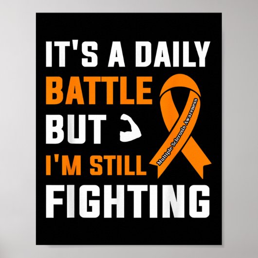 Multiple Sclerose Awareness Disease 2025 MS Warri Poster (Voorkant)