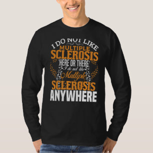 Multiple sclerose Awareness MS Oranje lint Vrouwen T-shirt