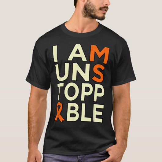 Multiple Sclerose Awareness Ondersteuning Grafisch T-shirt (Voorkant)