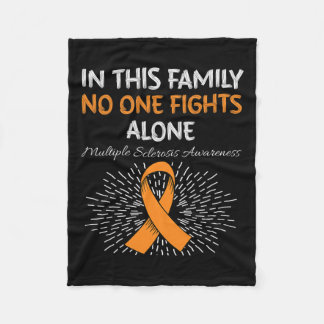 Multiple Sclerose Awareness Ondersteuning Oranje l Fleece Deken