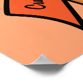 Multiple Sclerose Awareness Ribbon Candle of Hope Poster (Hoek)