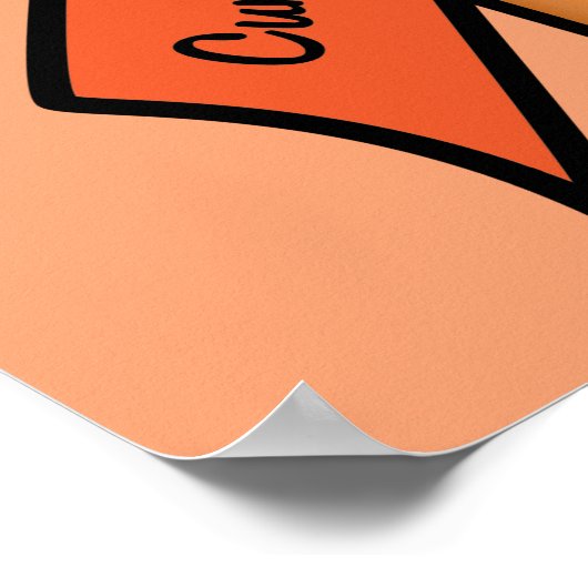 Multiple Sclerose Awareness Ribbon Candle of Hope Poster (Hoek)