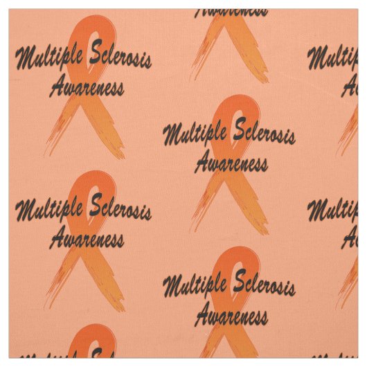 Multiple Sclerose Awareness Ribbon of Hope Stof (Swatch)