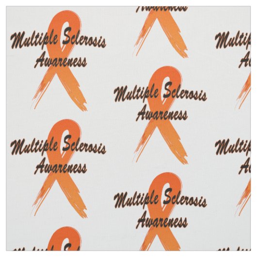 Multiple Sclerose Awareness Ribbon of Hope Stof (Swatch)