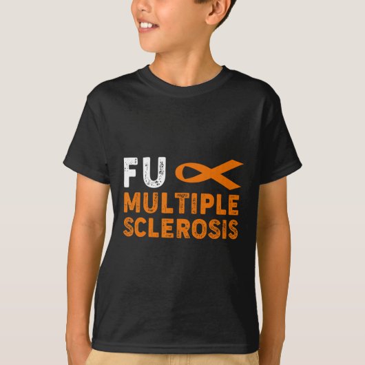 Multiple Sclerose Awareness Support Survivor T-shirt (Voorkant)