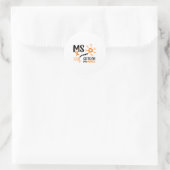 Multiple Sclerose Bewustzijn Irriteert Me Ora Ronde Sticker (Tas)