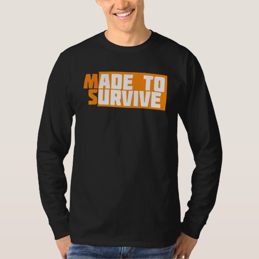 Multiple Sclerose bewustzijn MS bewustzijn T-shirt (Voorkant)