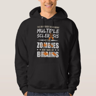 Multiple Sclerose bewustzijn MS Overlevende Zombie Hoodie