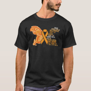 Multiple Sclerose bewustzijn MS Warrior Ik Doe T-shirt