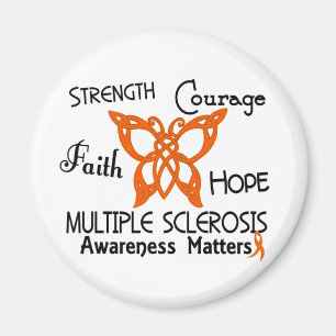Multiple sclerose Celtic Butterfly 3 Magneet