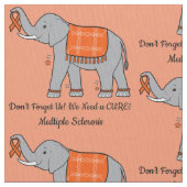 Multiple sclerose Elephant of Awareness and Hope Stof (Close Up)