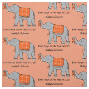 Multiple sclerose Elephant of Awareness and Hope Stof