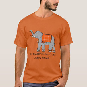 Multiple sclerose Elephant of Awareness and Hope T-shirt
