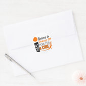 Multiple Sclerose GELOVEN DROOMHOOP Ronde Sticker (Envelop)