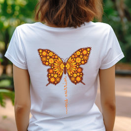 Multiple Sclerose krijger shirt, oranje lint Tri-Blend Shirt