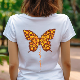 Multiple Sclerose krijger shirt, oranje lint Tri-Blend Shirt