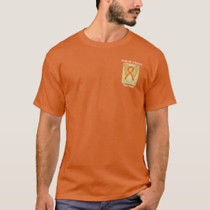 Multiple Sclerose (MS) Aangepast Sinaasappel Ribbo T-shirt