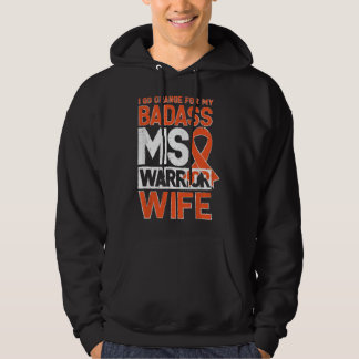 Multiple Sclerose MS Bewustzijn Badass Krijger Ech Hoodie