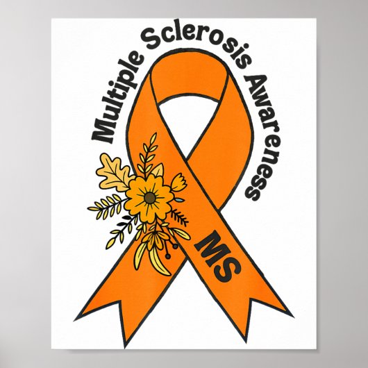 Multiple Sclerose MS-bewustzijn Multiple Sclerose Poster (Voorkant)