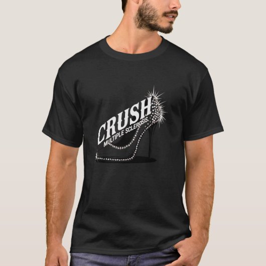 Multiple Sclerose MS Krijger Bewustzijn Supp verpl T-shirt (Voorkant)