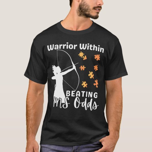 Multiple Sclerose - MS Warrior T-shirt (Voorkant)