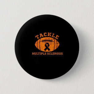Multiple Sclerose Oranje Lint Actie Ronde Button 5,7 Cm