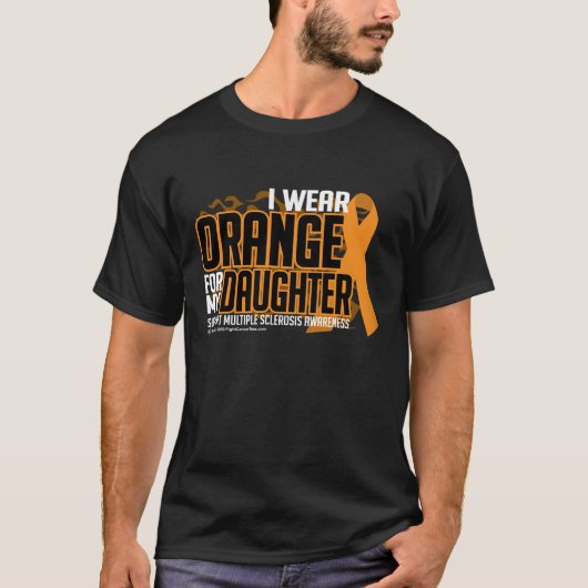 Multiple Sclerose Oranje voor Doseermiddel T-shirt (Voorkant)