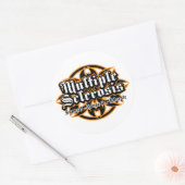 Multiple Sclerose Tribal Ronde Sticker (Envelop)