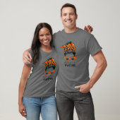 Multiple Sclerose Warrior Leopard Messy Bun MS Wa T-shirt (Unisex)