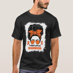 Multiple sclerose Warrior voor Afro Black Women T-shirt