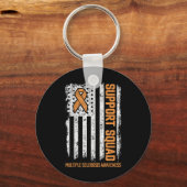 Multiple Sclerosi Support Squad Multiple Sclerosis Sleutelhanger (Voorkant)