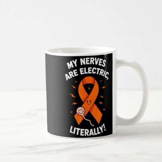 Multiple Sclerosis Awareness 2025 -orange Ribbon_  Koffiemok (Rechts)