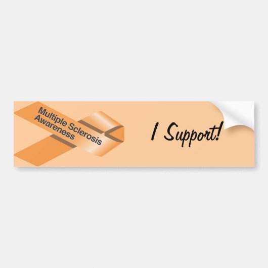 Multiple Sclerosis Awareness Bumper Sticker (Voorkant)