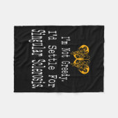Multiple Sclerosis Awareness Butterfly Ondersteuni Fleece Deken (Voorkant (Horizontaal))