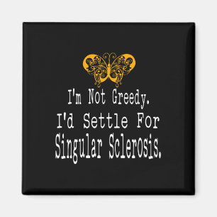 Multiple Sclerosis Awareness Butterfly Ondersteuni Magneet